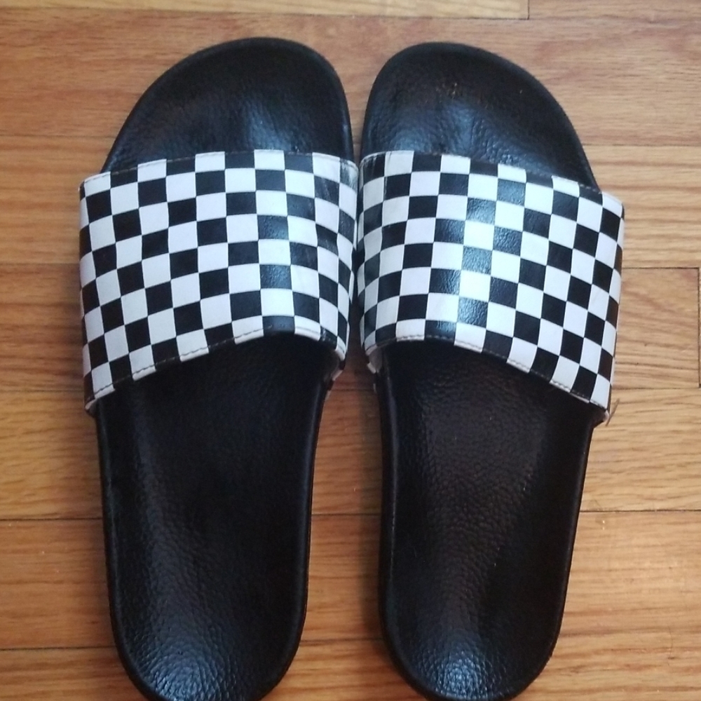 Men's Vans Slides Good Condition Size 10